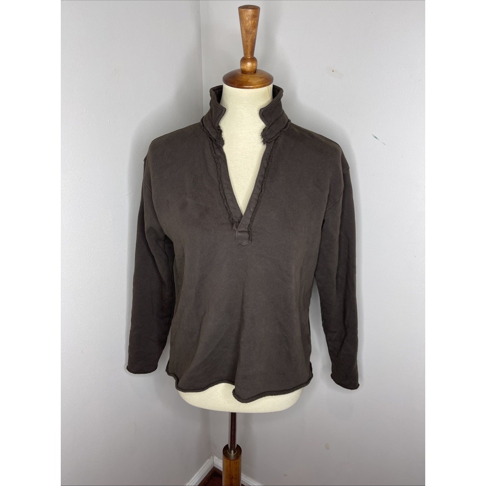 Frank & Eileen Patrick Popover Henley Brown XS